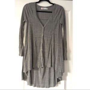 Free People Beach High Low Cardigan